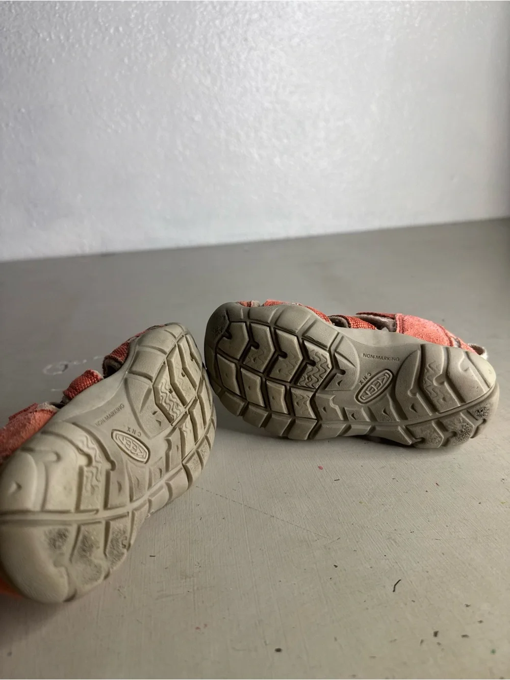 Keen Seacamp Kids Coral/Beige Closed-Toe Sport Sandals